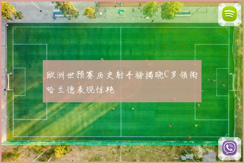 欧洲世预赛历史射手榜揭晓C罗领衔哈兰德表现惊艳
